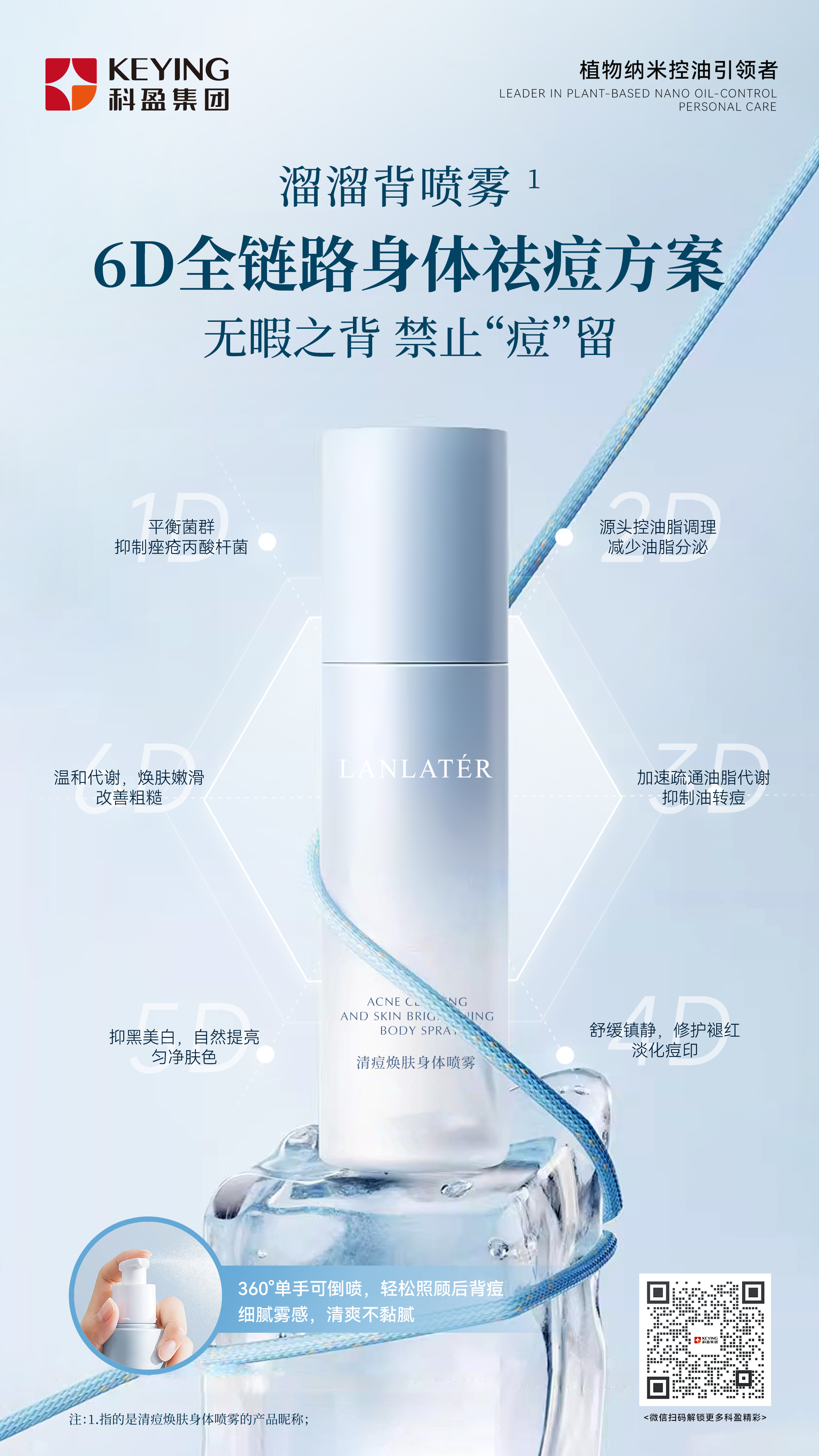 清痘焕肤身体喷雾